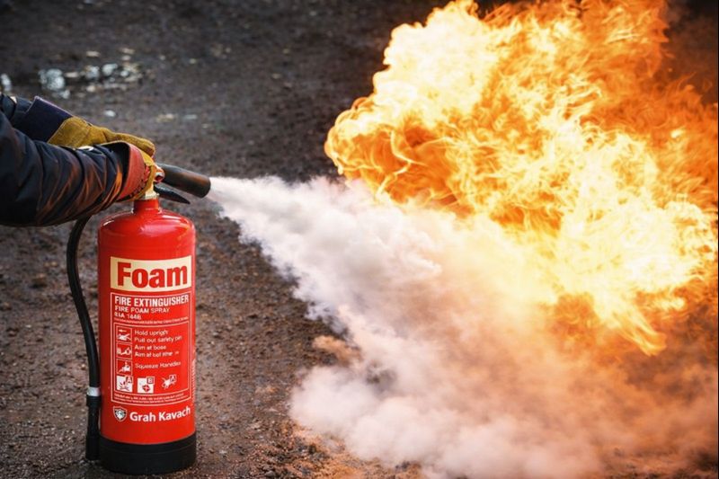 AFFF fire extinguisher safety equipment