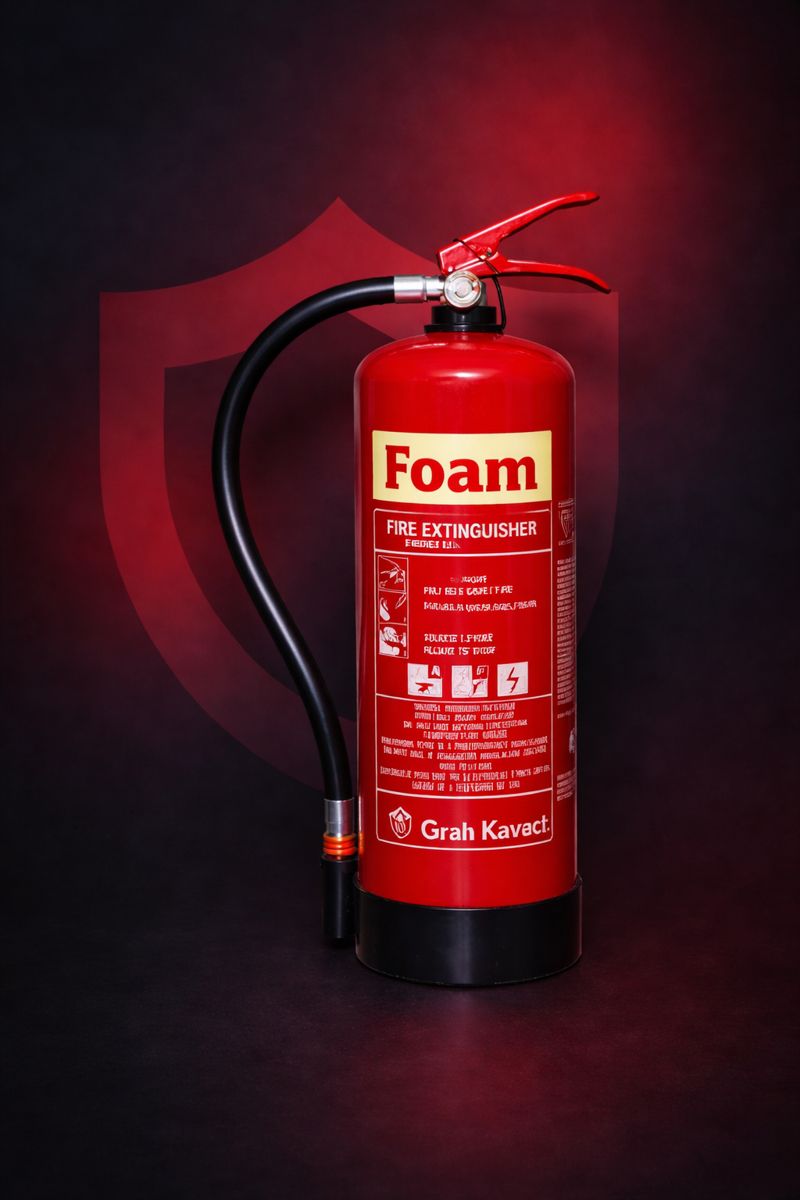 Portable AFFF extinguisher cylinder