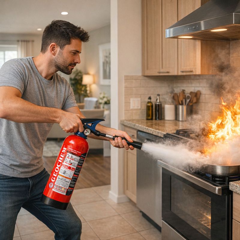 One kilogram fire extinguisher cylinder for instant fire response