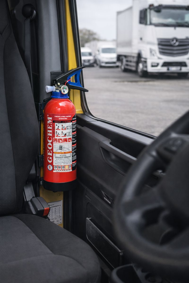 1kg fire extinguisher for car safety with ABC dry powder protection